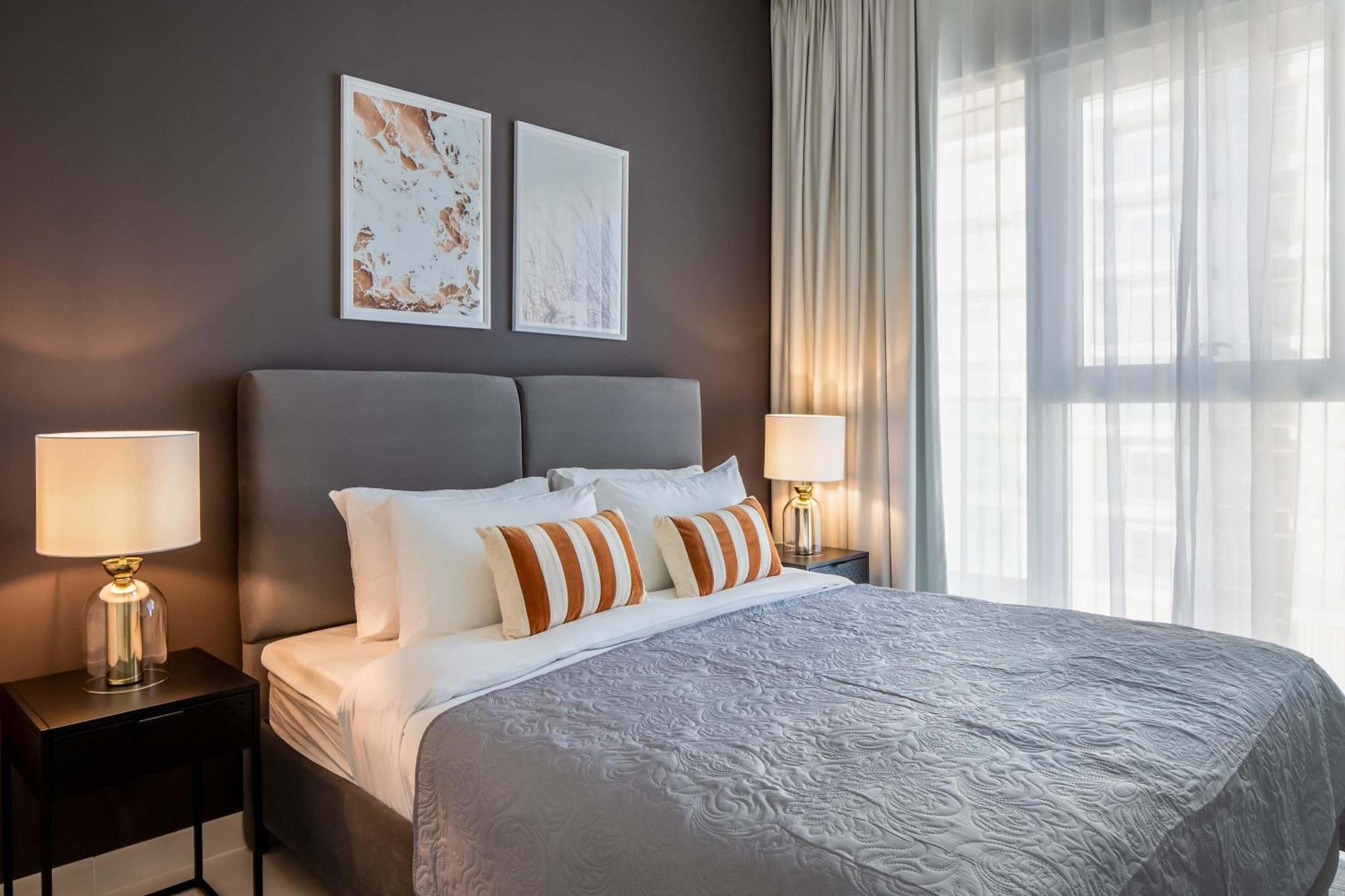 Silkhaus Palm View 1Bdr With Private Beach In Emaar Beachfront Dubai Bagian luar foto